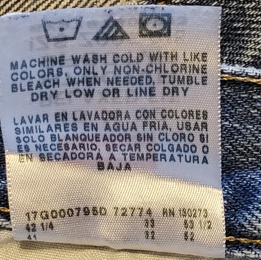 Wrangler Premium Quality relaxed fit men's jeans blue 40X32